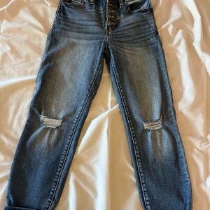 KanCan Blue Boyfriend Jeans Distressed Casual